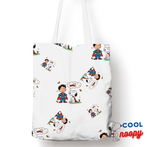 Spectacular Snoopy Superman Tote Bag 1