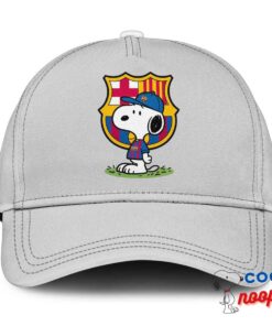 Spirited Snoopy Barcelona Logo Hat 3