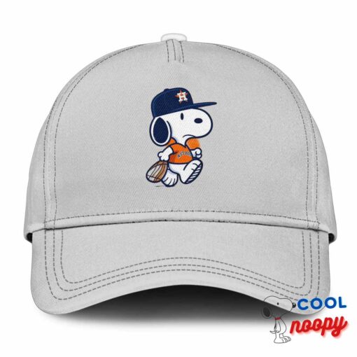 Spirited Snoopy Houston Astros Logo Hat 3