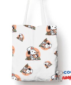 Spirited Snoopy Nurse Tote Bag 1