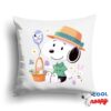 Stunning Snoopy Easter Square Pillow 1