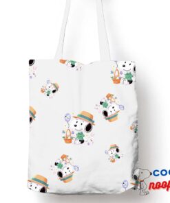 Stunning Snoopy Easter Tote Bag 1