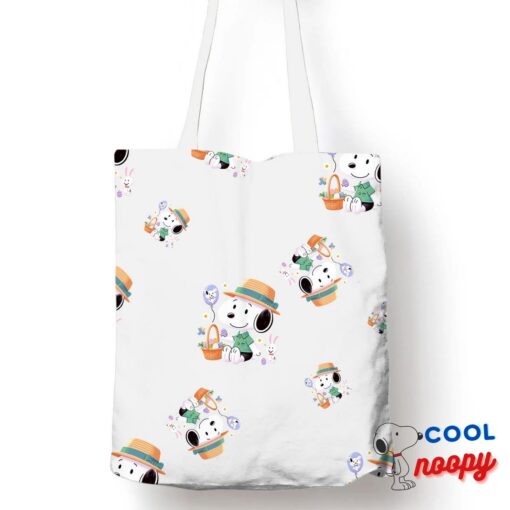 Stunning Snoopy Easter Tote Bag 1