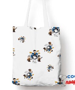 Stunning Snoopy Joy Division Rock Band Tote Bag 1