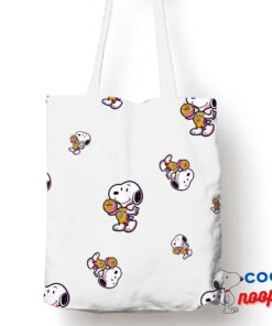 Stunning Snoopy Los Angeles Lakers Logo Tote Bag 1