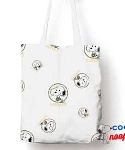Stunning Snoopy Versace Logo Tote Bag 1