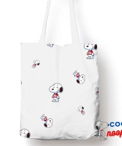 Superb Snoopy Budweiser Logo Tote Bag 1