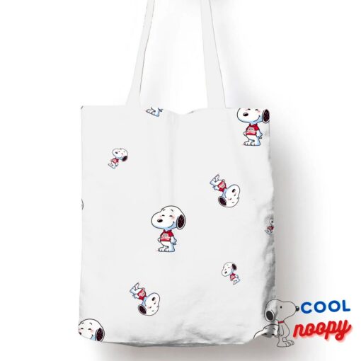 Superb Snoopy Budweiser Logo Tote Bag 1