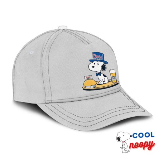 Superb Snoopy Coors Banquet Logo Hat 2