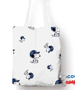 Superb Snoopy Dallas Cowboys Logo Tote Bag 1
