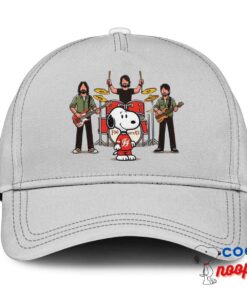 Superb Snoopy Foo Fighters Rock Band Hat 3