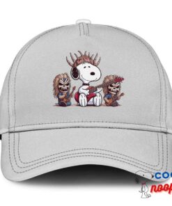 Superb Snoopy Iron Maiden Band Hat 3