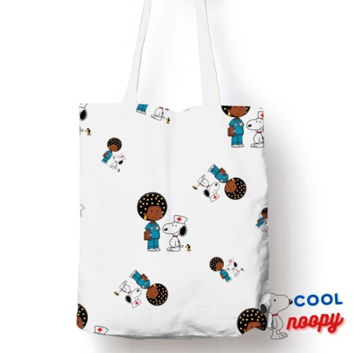 Superb Snoopy Nurse Tote Bag 1