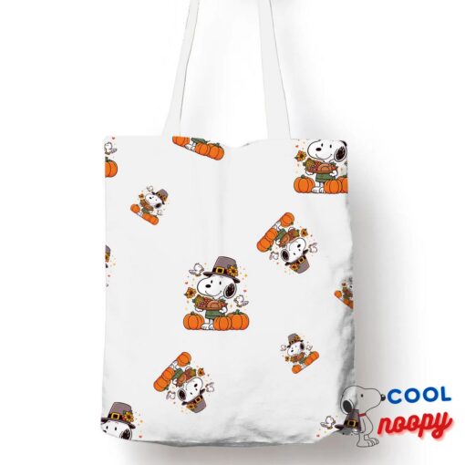 Superb Snoopy Thanksgiving Tote Bag 1