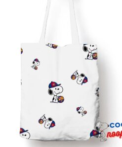 Superior Snoopy Barcelona Logo Tote Bag 1