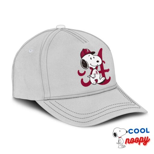 Surprise Snoopy Alabama Crimson Tide Logo Hat 2