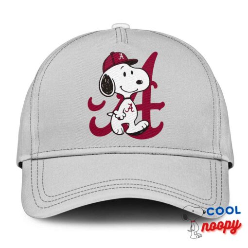 Surprise Snoopy Alabama Crimson Tide Logo Hat 3