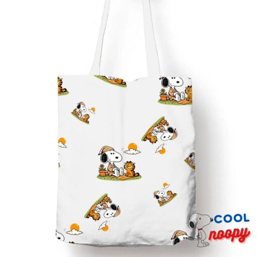 Surprise Snoopy Garfield Tote Bag 1