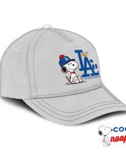 Surprise Snoopy Los Angeles Dodger Logo Hat 2