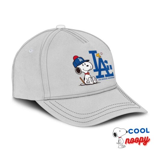 Surprise Snoopy Los Angeles Dodger Logo Hat 2