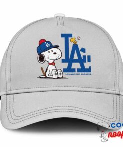 Surprise Snoopy Los Angeles Dodger Logo Hat 3