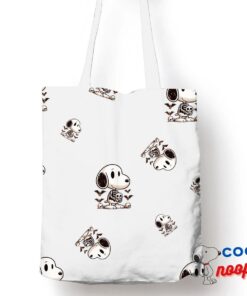 Surprise Snoopy Skull Tote Bag 1
