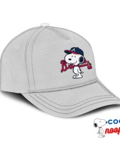 Surprising Snoopy Atlanta Braves Logo Hat 2