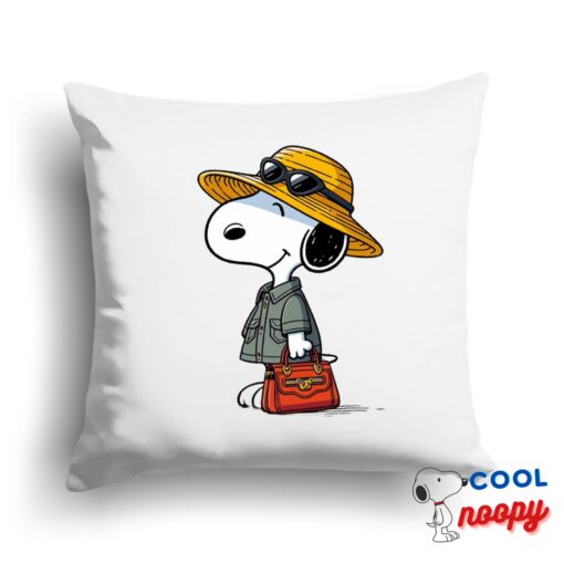 Surprising Snoopy Balenciaga Square Pillow 1