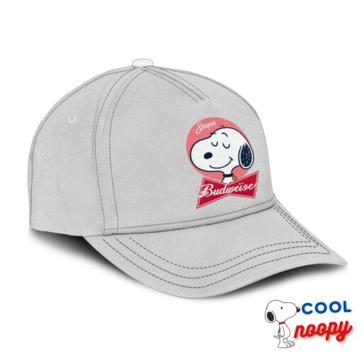 Surprising Snoopy Budweiser Logo Hat 2