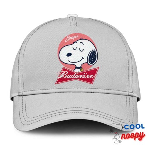 Surprising Snoopy Budweiser Logo Hat 3