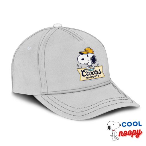 Surprising Snoopy Coors Banquet Logo Hat 2