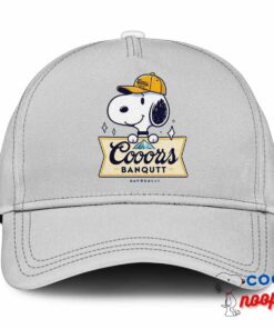 Surprising Snoopy Coors Banquet Logo Hat 3