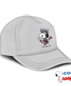 Surprising Snoopy Iron Maiden Band Hat 2