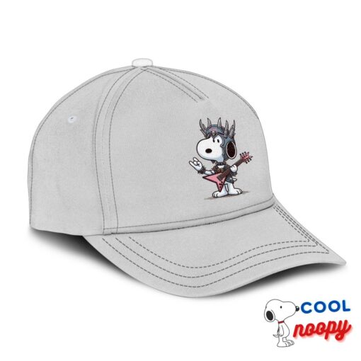 Surprising Snoopy Iron Maiden Band Hat 2