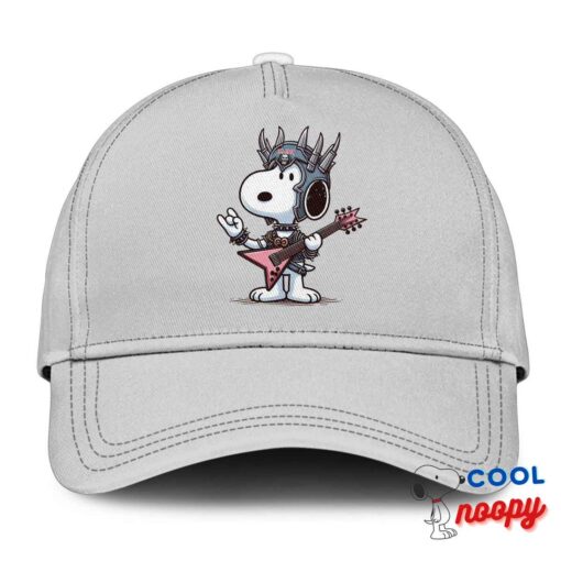 Surprising Snoopy Iron Maiden Band Hat 3