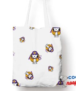 Surprising Snoopy Los Angeles Lakers Logo Tote Bag 1