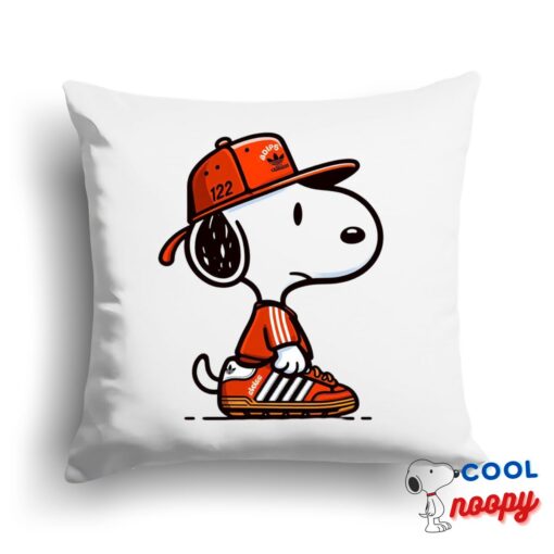 Tempting Snoopy Adidas Square Pillow 1