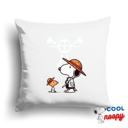Tempting Snoopy One Piece Square Pillow 1