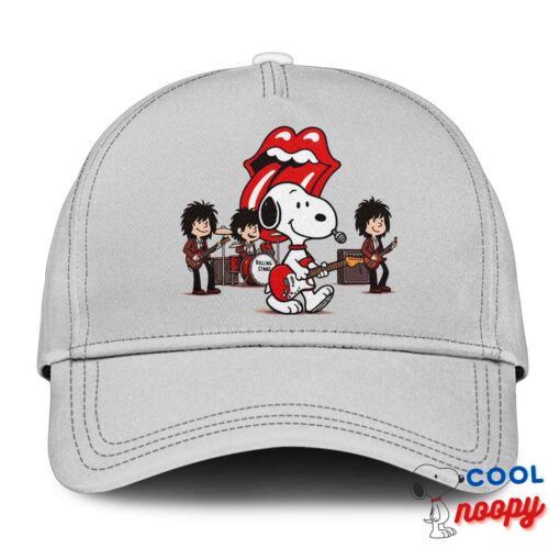 Tempting Snoopy Rolling Stones Rock Band Hat 3