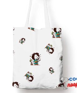 Terrific Snoopy Bob Marley Tote Bag 1