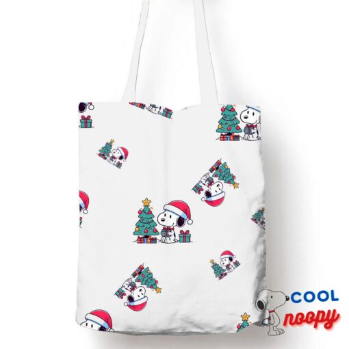 Terrific Snoopy Christmas Tote Bag 1