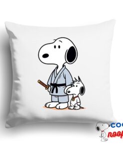 Terrific Snoopy Jujutsu Kaisen Square Pillow 1