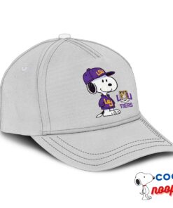 Terrific Snoopy Lsu Tigers Logo Hat 2