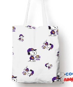 Terrific Snoopy Lsu Tigers Logo Tote Bag 1
