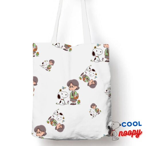 Terrific Snoopy Teacher Tote Bag 1