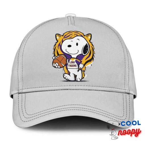 Unbelievable Snoopy Lsu Tigers Logo Hat 3