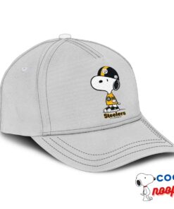 Unbelievable Snoopy Pittsburgh Steelers Logo Hat 2
