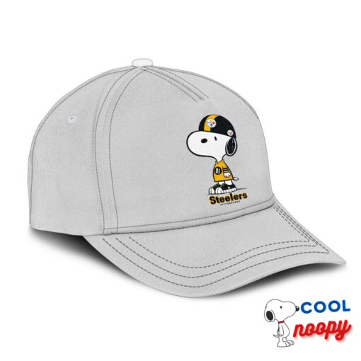 Unbelievable Snoopy Pittsburgh Steelers Logo Hat 2
