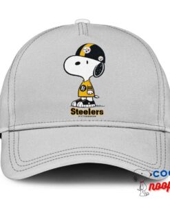 Unbelievable Snoopy Pittsburgh Steelers Logo Hat 3