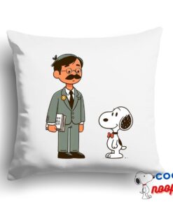 Unbelievable Snoopy Teacher Square Pillow 1